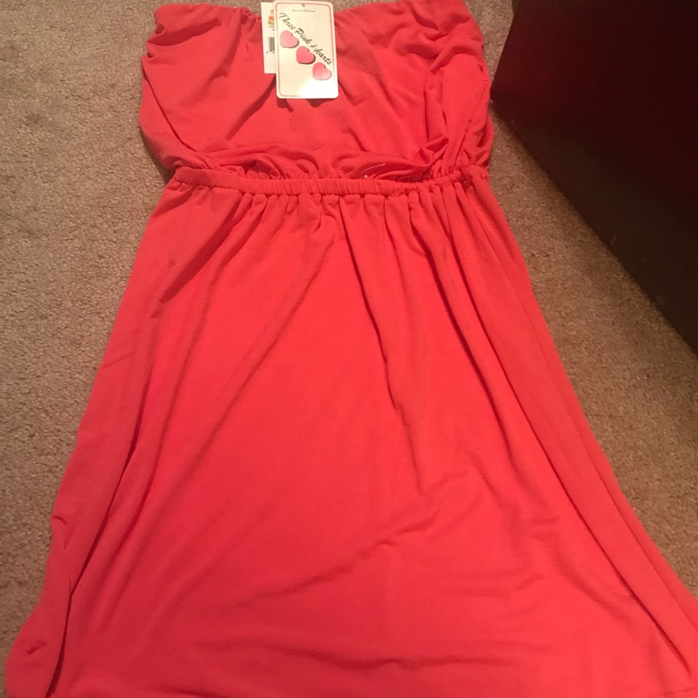 Strapless dress